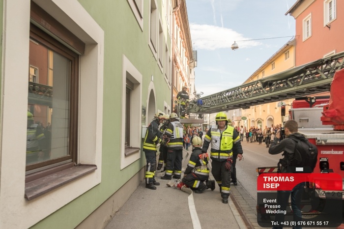 Feuerwehrübung Stadt lienz in der Schweizergasse (21.10.2017)_6