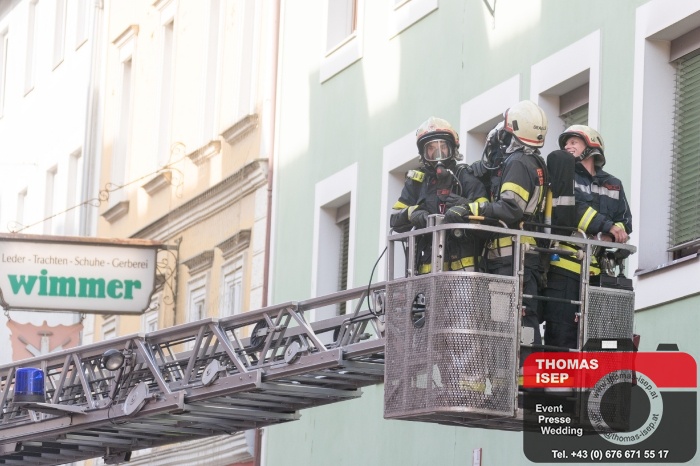 Feuerwehrübung Stadt lienz in der Schweizergasse (21.10.2017)_22