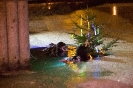 Christbaumversenken der Wasserrettung Schlossteich  (20.12.2015)