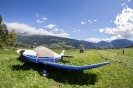 Start eines Kleinflugzeuges in Lienz nach Notlandung (17.7.2016)