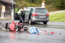 Verkehrsunfall Motorrad gegen PKW in Dölsach (4.9.2016)