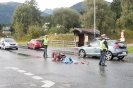 Verkehrsunfall Motorrad gegen PKW in Dölsach (4.9.2016)