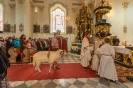 Prozession mit Widder zur Wallfahrtskirche Lavant (15.4.2018)